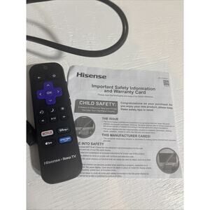 Hisense HU-RCRUS-20G TV Remote Control